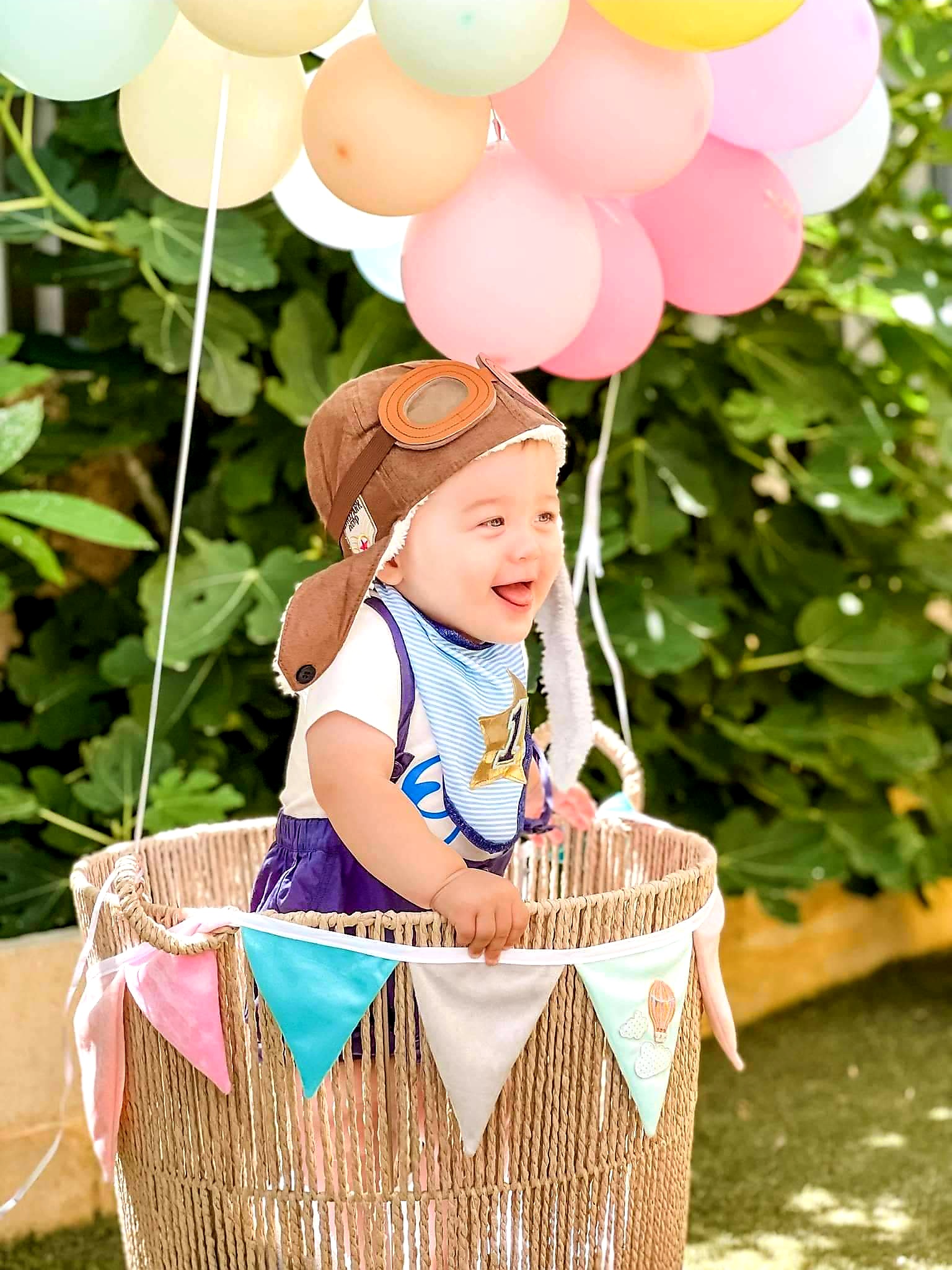 Baby hot air balloon hot sale basket